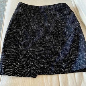 H&M black skirt with white polka dots NWT size 6